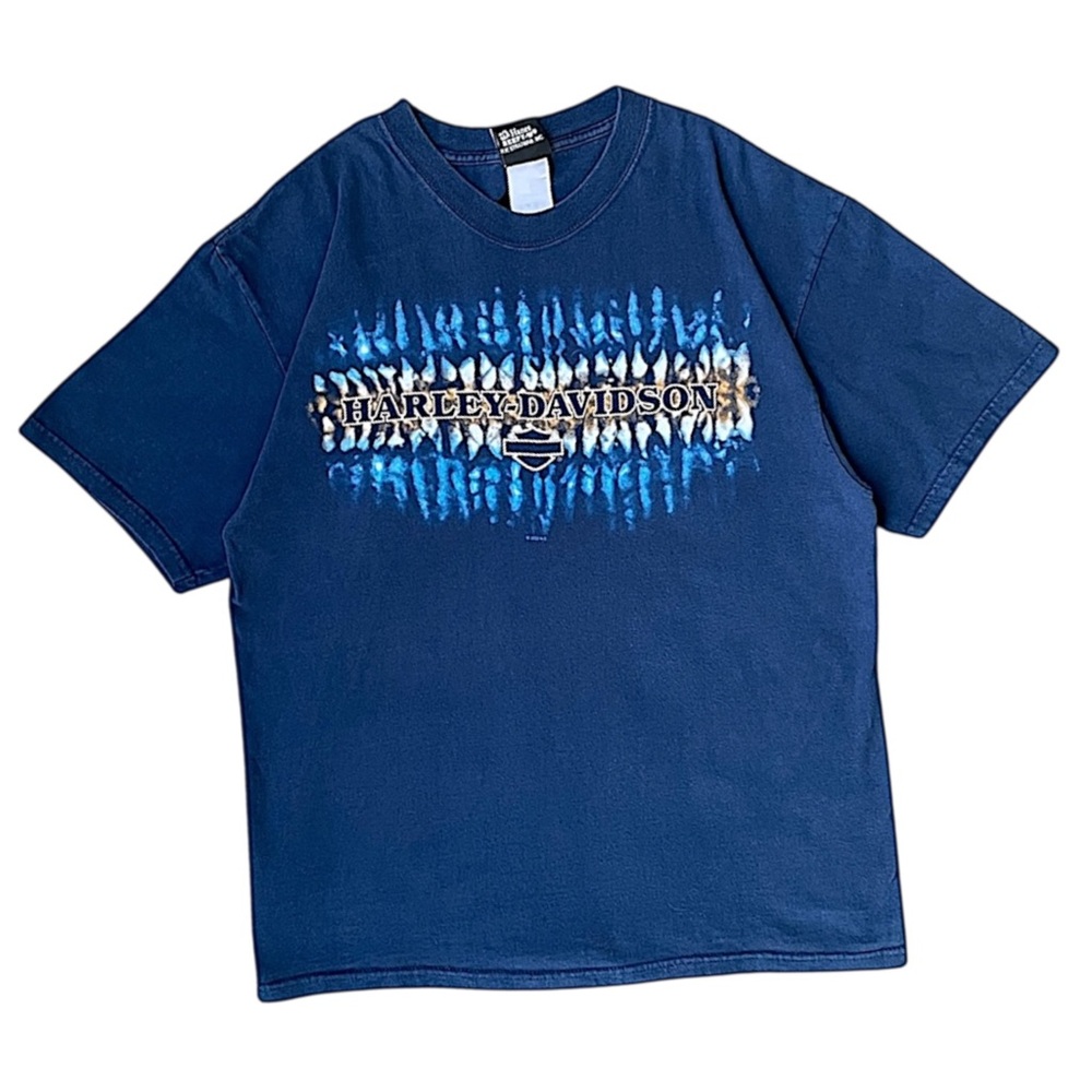 Vintage Harley Davidson Navy Blue Graphic Tee